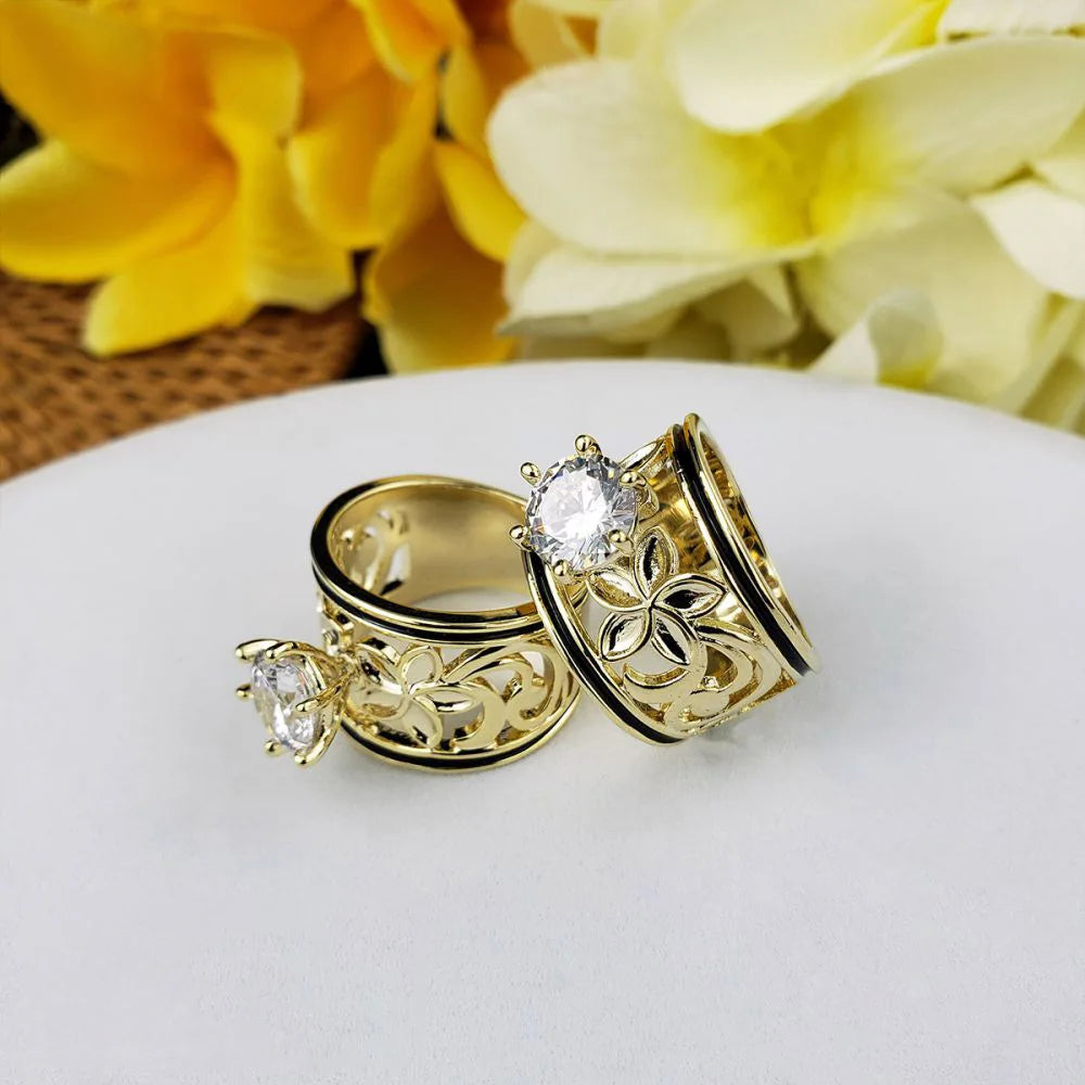 Plumeria Ring